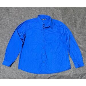 Paul Jones Men's 2XL Blue Long Sleeve‎ Shirt